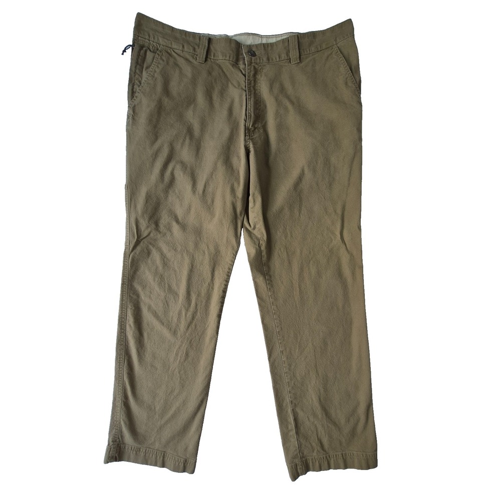 Columbia Sportswear Mens 38x32 Khaki Outdoor Cargo Chino Pants Stretch Brown